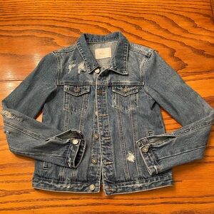 KanCan Distressed Denim Jacket